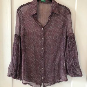United colors of Benetton small purple blouse